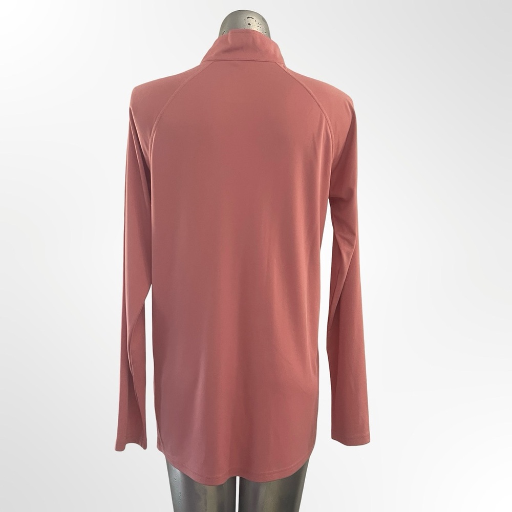 Women's Long Sleeve Sporty Top in Rose - Picture 3 of 4